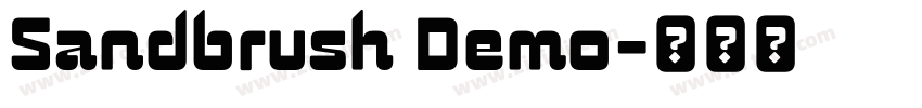 Sandbrush Demo字体转换